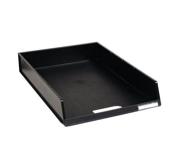 Lot de 6 Corbeille à courrier pour documents au format  c4. Noir