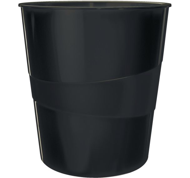 Lot de 6 Corbeille papier- noir - Re:Cycle - Leitz