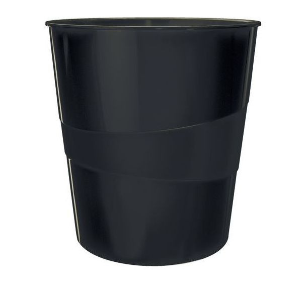 Lot de 6 Corbeille papier- noir - Re:Cycle - Leitz