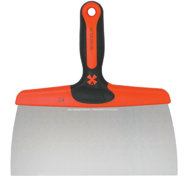 Lot de 6 Couteau à enduire avec lame en inox trempé Premium - 12cm