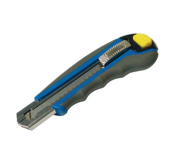 Lot de 6 Cutter bi-matière Pro avec 6 lames - 18mm