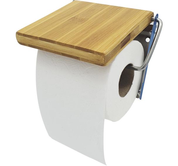 Lot de 6 Dérouleur papier toilette - Bois bambou