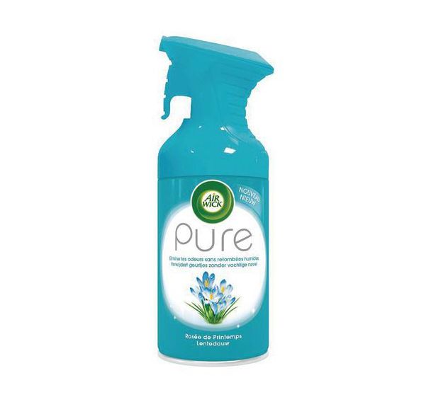 Lot de 6 Désodorisant Airwick Spray 250 mL Rosée de printemps