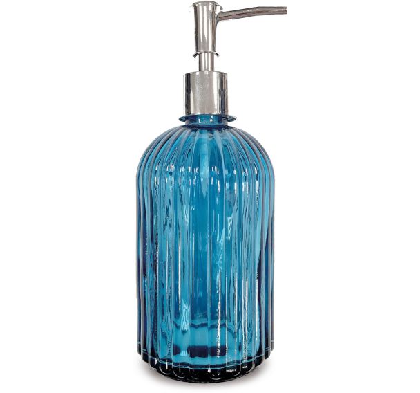 Lot de 6 Distributeur de savon Bleu lagon - Céramique