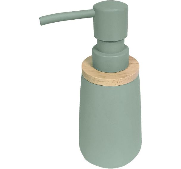 Lot de 6 Distributeur de savon en polyrésine et bois Surf spray