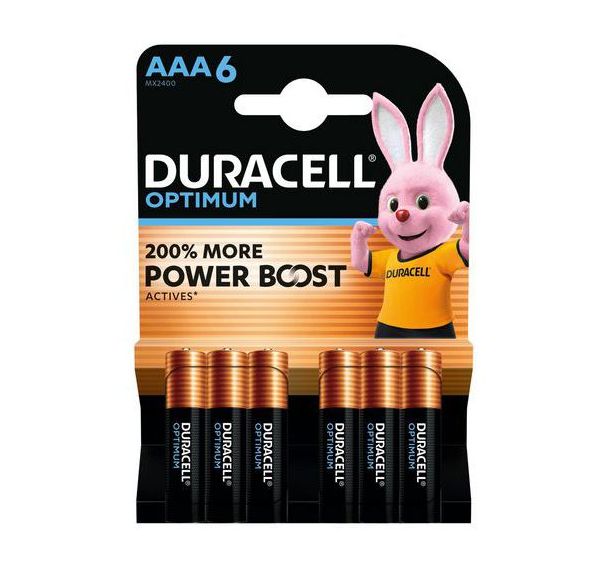 Lot de 6 Duracell Optimum AAA x6
