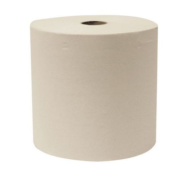 Lot de 6 Essuie mains rouleaux blanc 200M