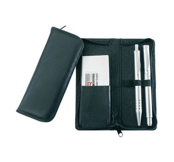 Lot de 6 Etui pour stylos, avec fermeture à zip