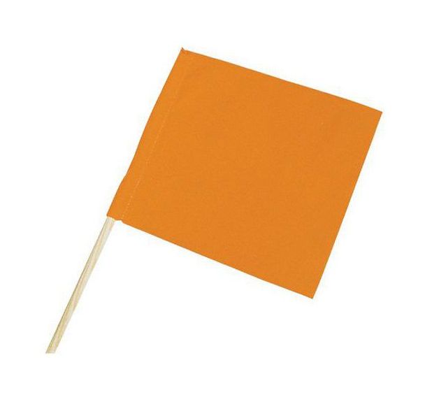 Lot de 6 Fanion fluo - Orange