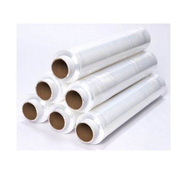 Lot de 6 Film étirable manuel pré-étiré recyclé 6 microns - 600 m