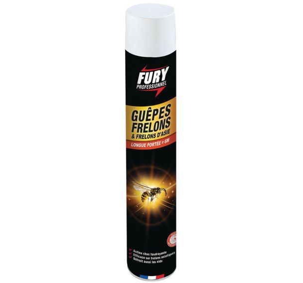 Lot de 6 Fury guêpes frelons 750ml<bold> </bold>- Lot de 6