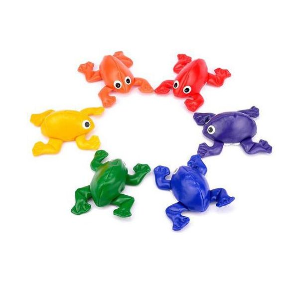 Lot de 6 grenouilles à lancer