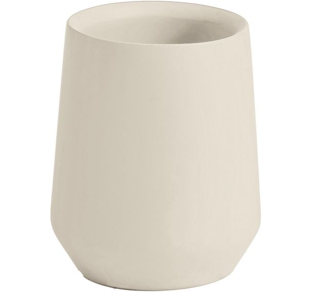 Lot de 6 Gobelet en polyrésine et bois Crème