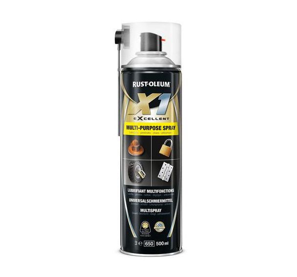 Lot de 6 Lubrifiant Multifonctions Aérosol X1 Excellent 500mL