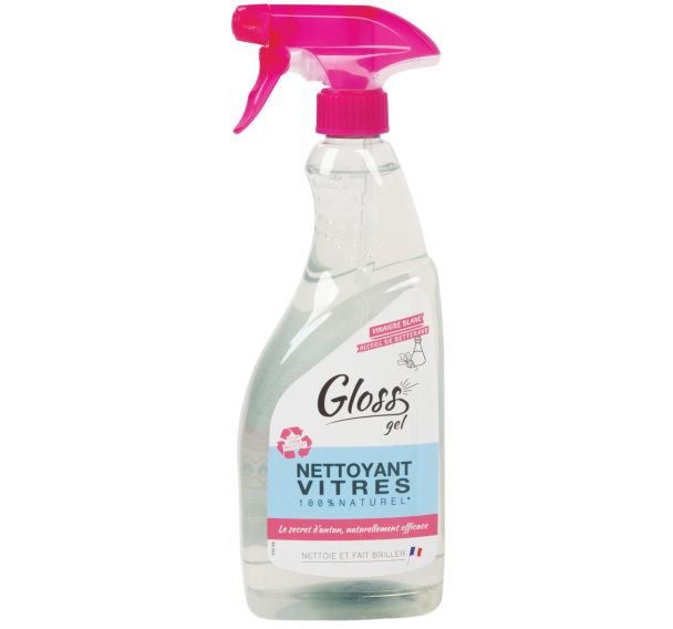 Lot de 6 Nettoyant au vinaigre et alcool de betterave en gel 750ml