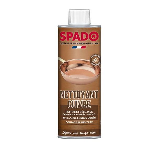 Lot de 6 Nettoyant cuivre - 250 ml - Spado