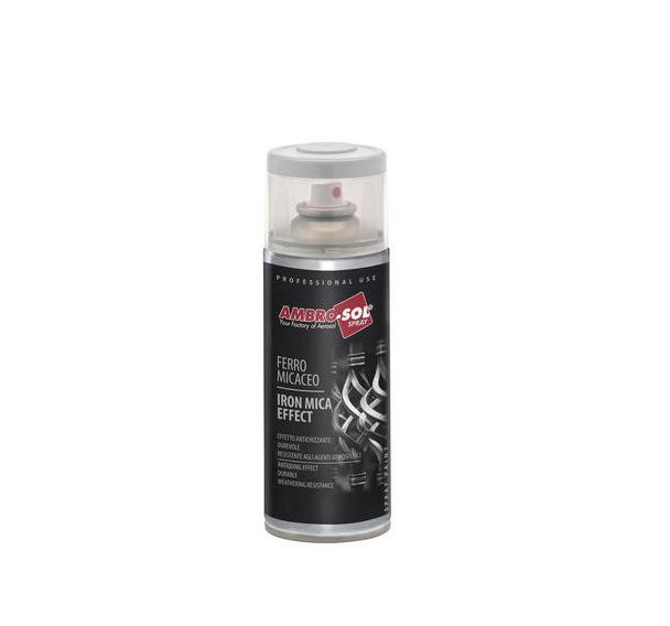 Lot de 6 Peinture effet acier anthracite - 400 ml