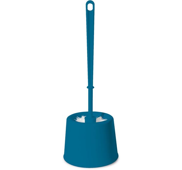 Lot de 6 Pot boule et brosse WC Bleu lagon