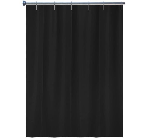 Lot de 6 Rideau de douche Ebony - Textile