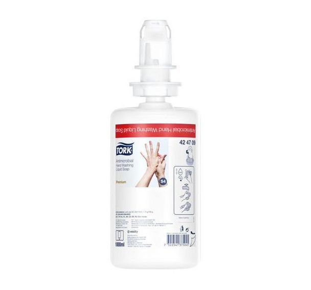 Lot de 6 Savon Liquide Antimicrobien - S4 - 1000ml