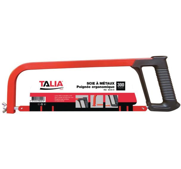 Lot de 6 Scie à métaux à poignée ergonomique Pro - 300mm