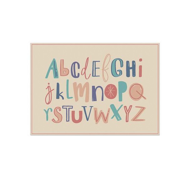 Lot de 6 Sets De Table Alphabet
