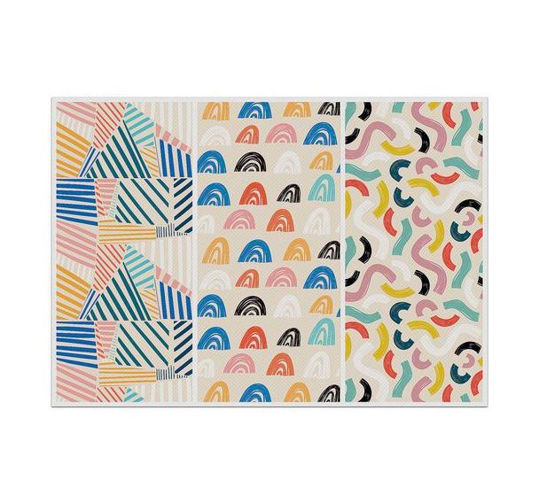 Lot de 6 Sets De Table Formes Colorées 1