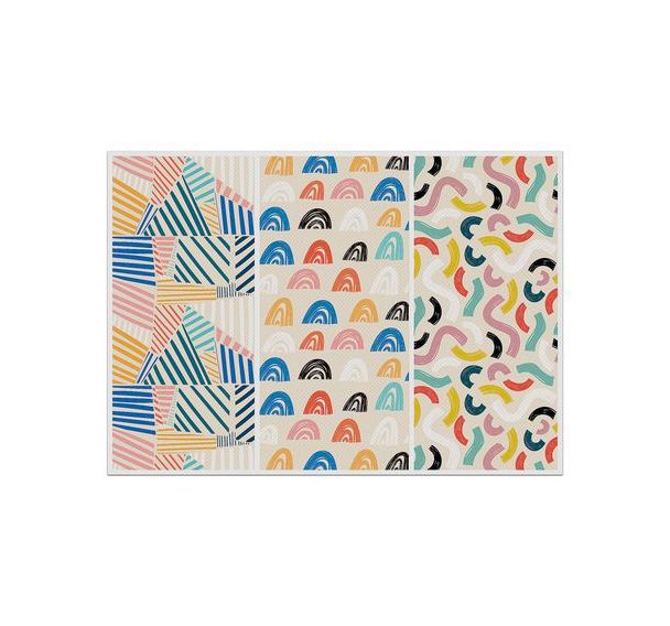Lot de 6 Sets De Table Formes Colorées 1
