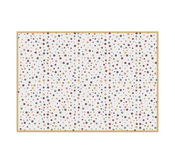 Lot de 6 Sets De Table Points Couleur Terre