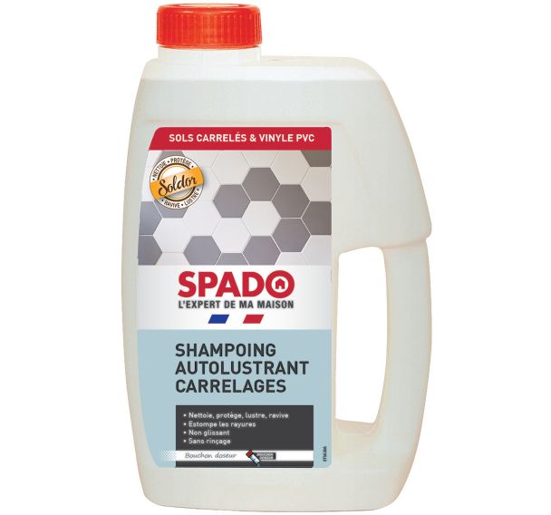 Lot de 6 Shampoing autolustrant carrelages Soldor