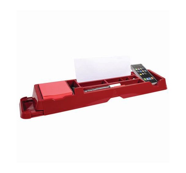 Lot de 6 TOOLBAR organiseur de bureau-Rouge carmin glossy