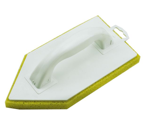 Lot de 6 Taloche monobloc mousse pointue PU jaune-14x27cm