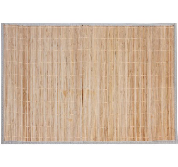 Lot de 6 Tapis bambou à lamelles gansé - 60x90 cm