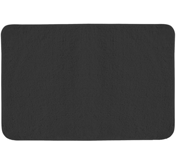 Lot de 6 Tapis de sortie de bain Ebony - Mircofibre - 45x75 cm