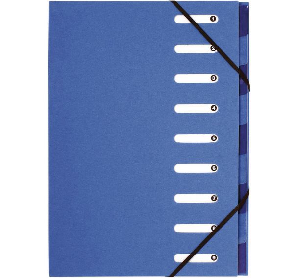 Lot de 6 Trieur HARMONIKA Forever 9 compartiments - bleu clair