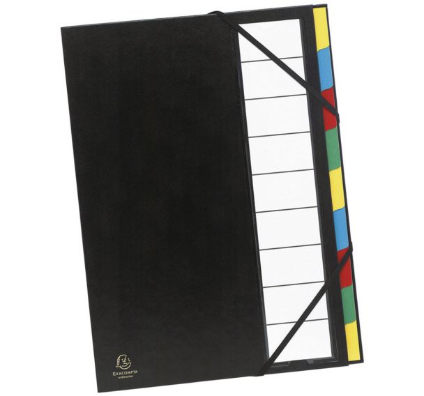 Lot de 6 Trieur rigide ordonator dos extensible 9 compartiments