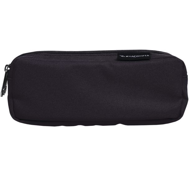 Lot de 6 Trousse rectangle deux compartiments Dobble - Noir