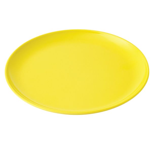 Lot de 6 assiettes à dessert classique Ø 19 cm mélamine Plastorex