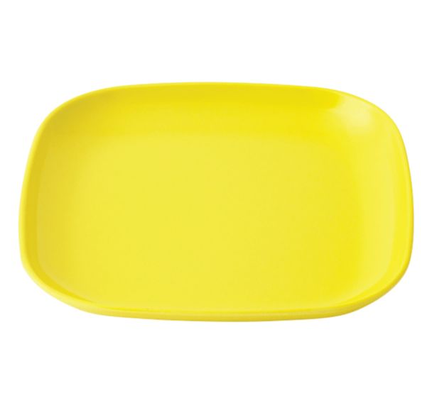 Lot de 6 assiettes carrées multi-usage mélamine 13.5 cm Plastorex