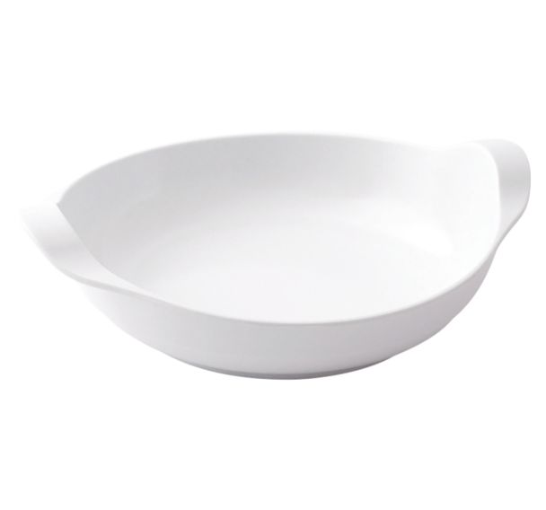 Lot de 6 assiettes creuses 21,2 x 17,6 cm - toboggan blanc
