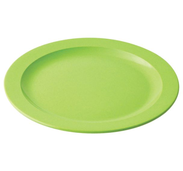 Lot de 6 assiettes plates Ø 22,5 cm mélamine Plastorex