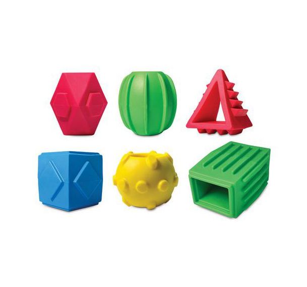 Lot de 6 bagues sensorielles pour pâte à modeler