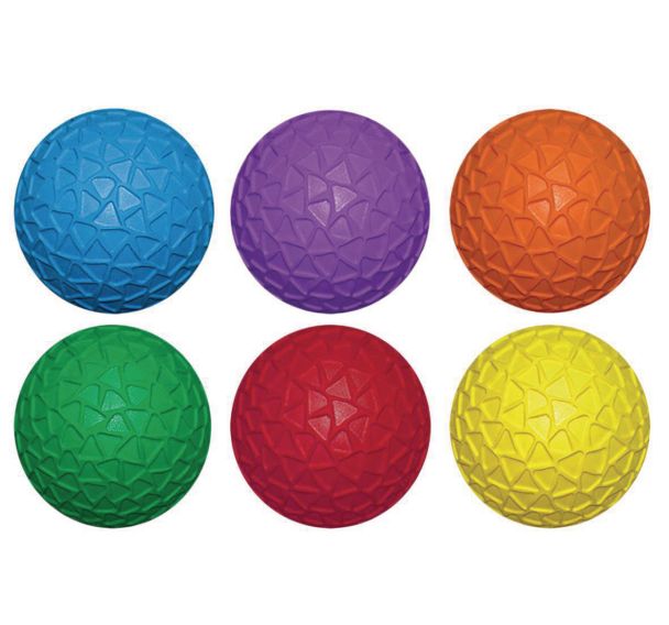 Lot de 6 balles en vinyle auto-gonflantes