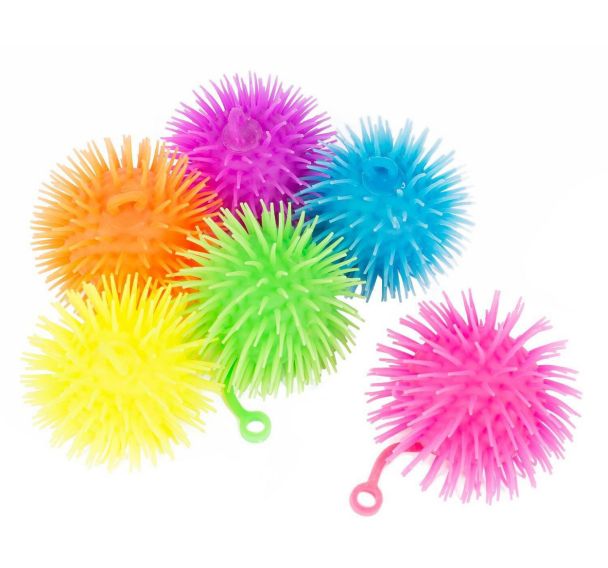 Lot de 6 balles funny faces 12 cm