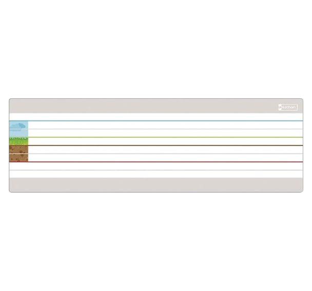 Lot de 6 bandes lignées magnétiques petit format