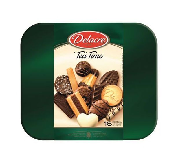 Lot de 6 boites Tea time Delacre 1 kg