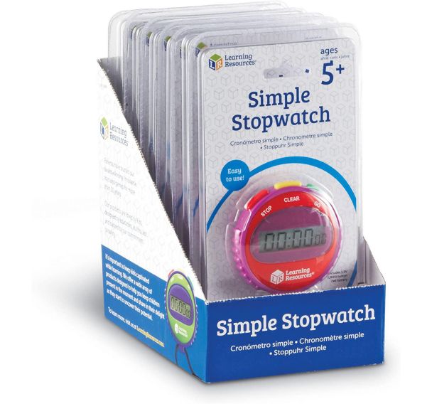 Lot de 6 chronomètres simplifiés