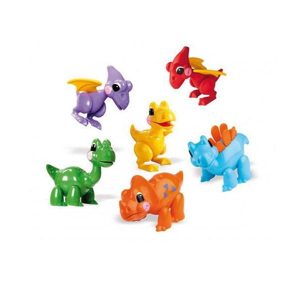 Lot de 6 dinosaures Tolo