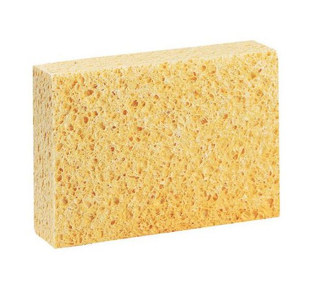 Lot de 6 éponges viscose jaune