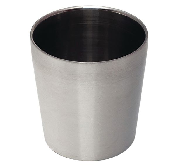Lot de 6 gobelets empilables inox 18 cl